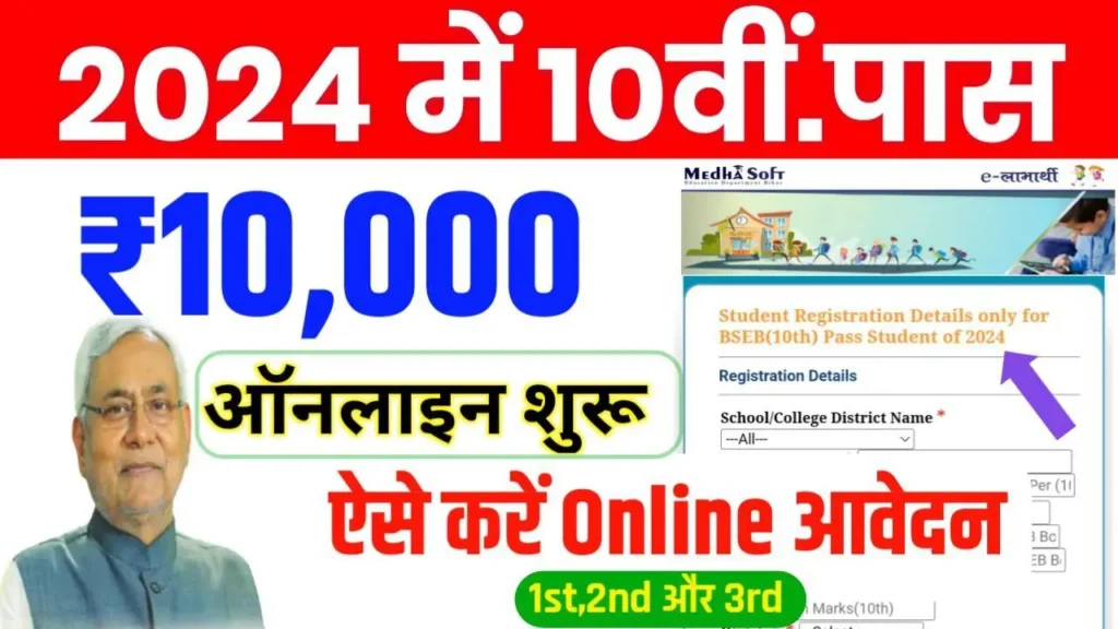 Bihar Board Matric Pass Scholarship 2024